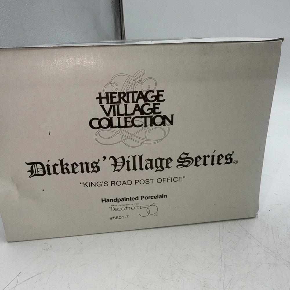 Dept 56 Dickens Heritage Village 